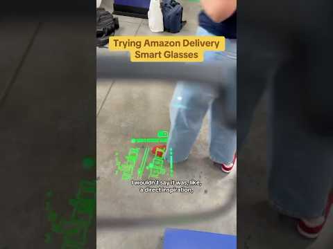 Trying On Amazon Delivery Glasses