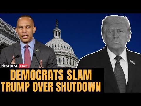 US Shutdown LIVE: House Democratic Leader Hakeem Jeffries Slams Trump over US Government Shutdown