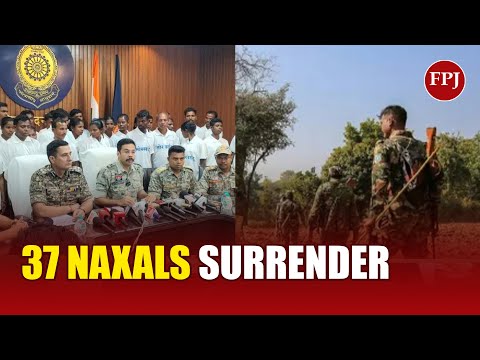 37 Naxalites Surrender, Biggest Blow to Maoists in Bastar