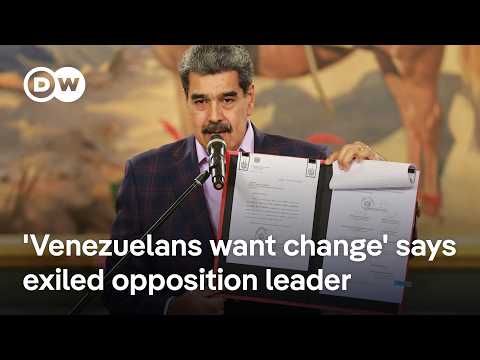 Exiled Venezuelan opposition leader welcomes US pressure on President Maduro | DW News