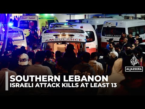 Israeli attack on Palestinian refugee camp in Lebanon kills at least 13