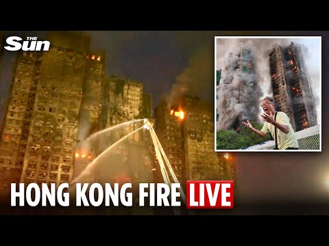 LIVE: Death toll climbs to 83 in Hong Kong tower block fire with hundreds more feared dead