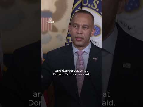 Senior Democrat responds to Trump death penalty threat | AJ #shorts