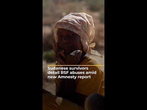 Sudanese survivors testify to RSF abuses amid new Amnesty report | AJ #shorts