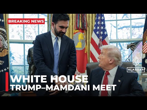 US President Trump meets New York City Mayor-elect Mamdani at the White House