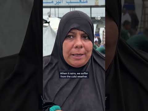 Gaza: Tenous shelter amid harsh winter weather | DW News
