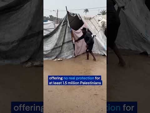Gazans are dying from winter floods | DW News