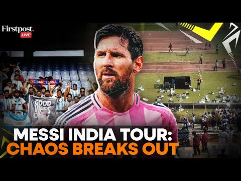 Messi India Tour Chaos LIVE: Violence at Messi's Kolkata Event | Chaos at Salt Lake Stadium