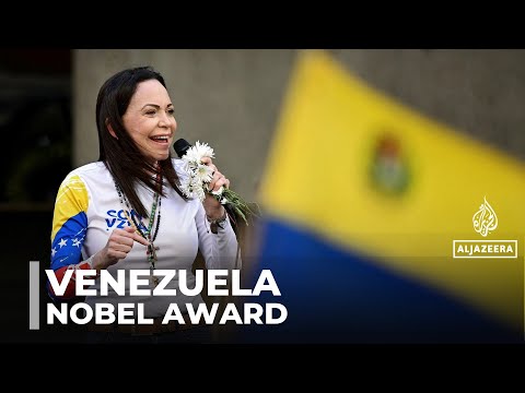Nobel Peace Prize: Venezuela's Machado awarded medal in absentia