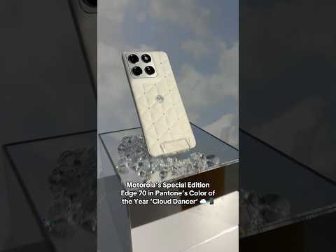 Special Edition Motorola Edge 70 in Pantone’s 2026 Color of the Year ‘Cloud Dancer’
