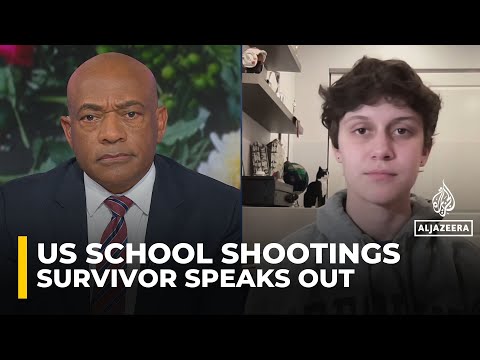 Survivor of two US school shootings calls for urgent action on gun violence