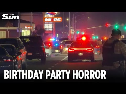 Three children among four dead at horror mass shooting at birthday party in California