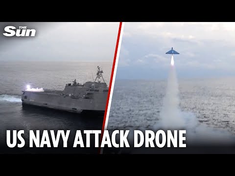 US Navy launches first'kamikaze' drone from warship as it ramps up deadly new bombing tech