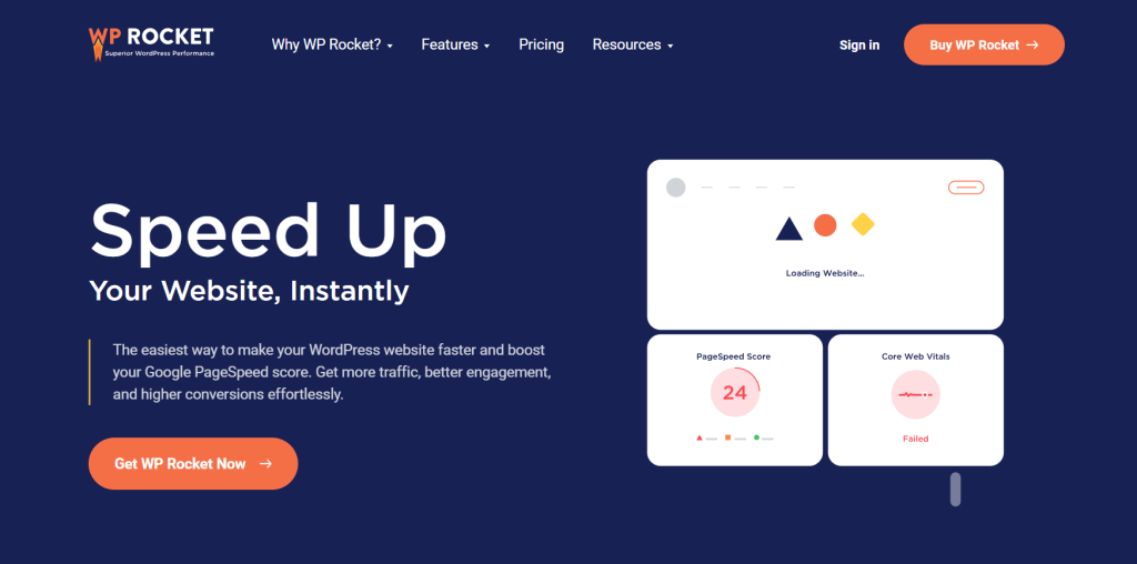 wp rocket cache plugin