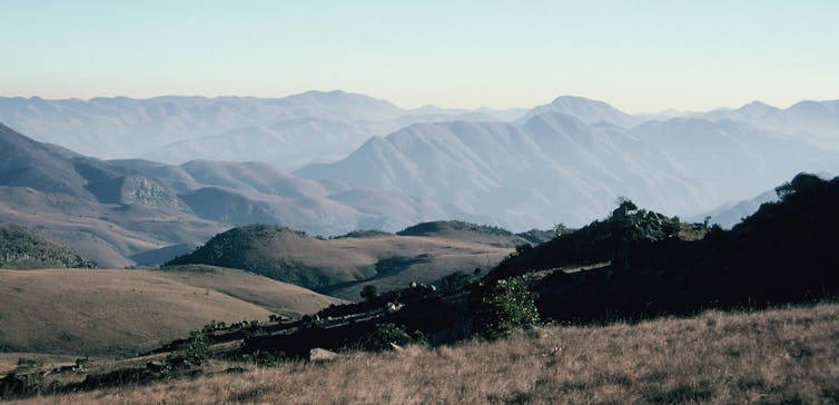 A hilly landscape that holds some of Earth's oldest bedrock
