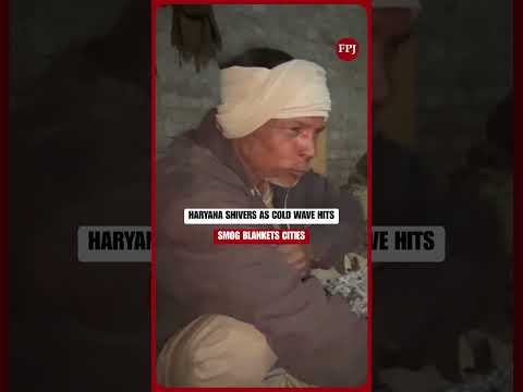 Cold Wave And Smog Hit Haryana As Temperatures Plunge