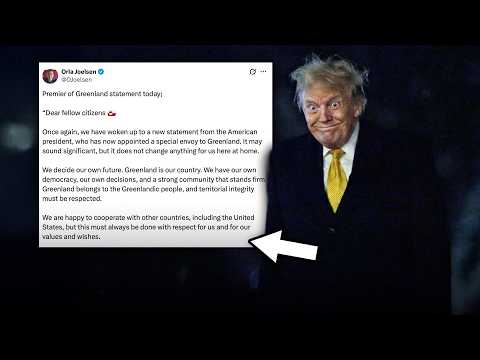 Greenland just slapped Trump's fat face