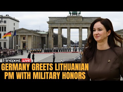 LIVE | Germany’s Merz Welcomes Lithuanian PM Inga Ruginienė with Military Honors | N18G