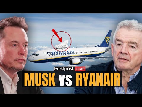 Musk vs Ryanair LIVE: Ryanair CEO O'Leary Holds Media Briefing in Dublin on His Spat With Elon Musk