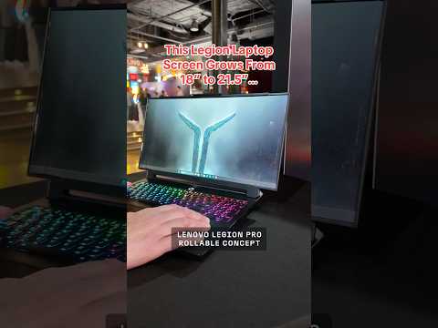This Lenovo Legion Laptop Concept Has an Expanding Screen