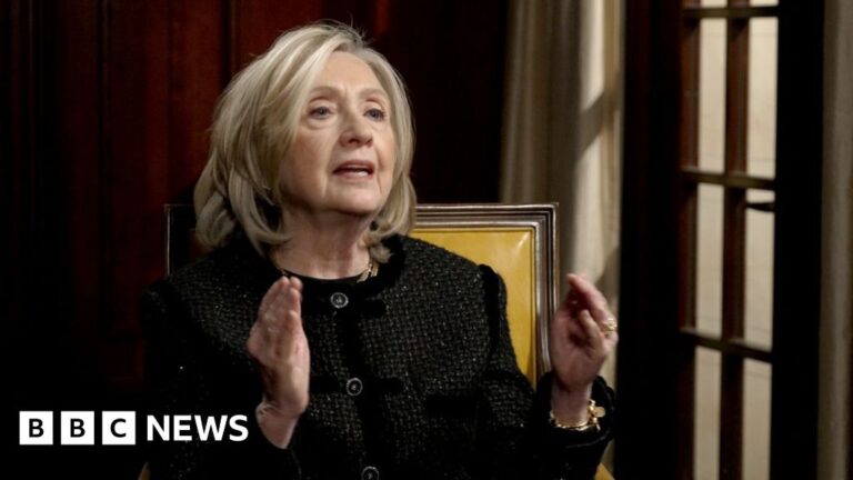 Hillary Clinton accuses Trump administration of Epstein files'cover-up' in BBC interview