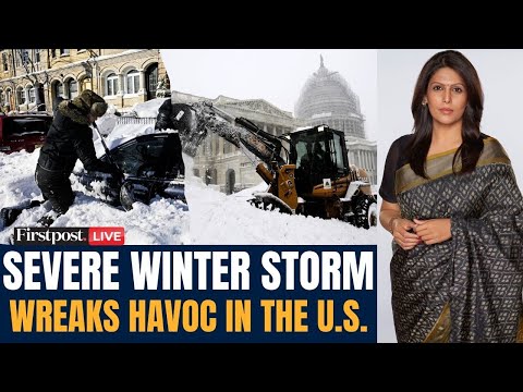 LIVE: Powerful Winter Storm Paralyses New York, US Northeast | Vantage With Palki Sharma