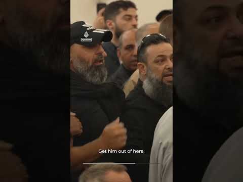 Australia's Albanese heckled at Sydney Mosque | AJ #shorts