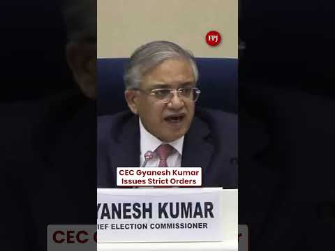 CEC Gyanesh Kumar Issues Strict Orders for Violence-Free, Inducement-Free Elections