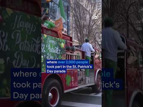 Chicago River turns green for St. Patrick's day | DW News