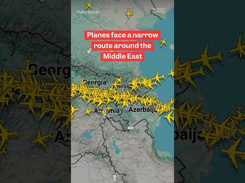 Conflict in the #MiddleEast is redrawing the #global flight map. #Iran