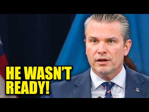 Hegseth's Press Briefing COLLAPSES Under Brutal Question