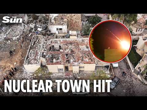 Iranian missiles strike Israeli towns near nuclear site leaving dozens wounded