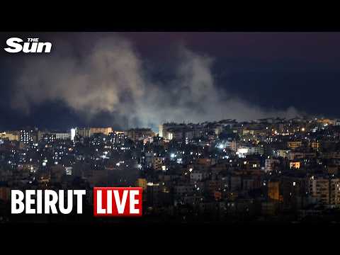 LIVE: Beirut’s skyline as Israel airstrikes target Hezbollah terrorists in Lebanon's capital