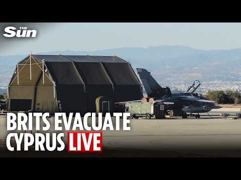 LIVE: Exterior view of RAF Akrotiri following first hostile strike since 1986