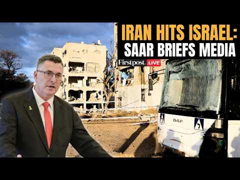 LIVE: Gideon Saar Briefs Media After Iranian Strikes Hit Towns Near Nuclear Sites | Arad | Dimona