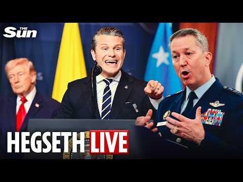 LIVE: Hegseth and Caine brief media on day 14 of Operation Epic Fury