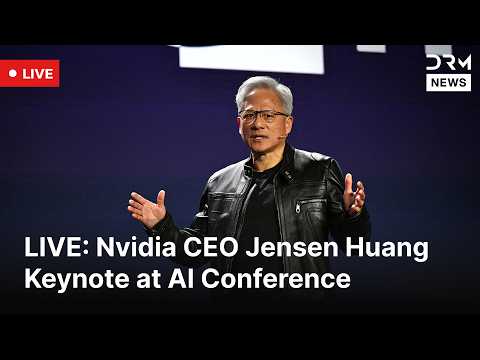 LIVE: Nvidia CEO Jensen Huang Unveils AI Innovations | DRM News