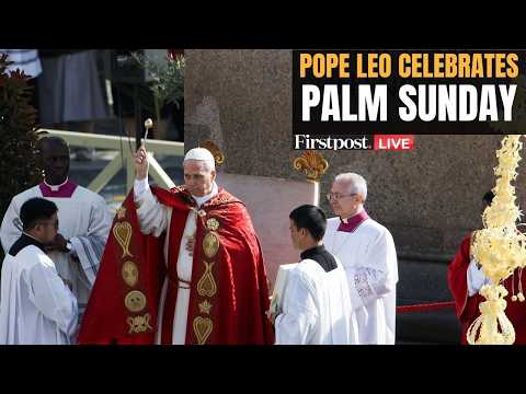 LIVE: Pope Leo XIV Commemorates Palm Sunday Mass | N18G