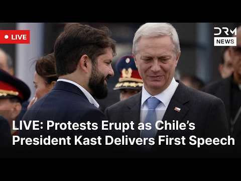 LIVE: Protests Erupt as Chile’s President Kast Delivers First Speech | DRM News