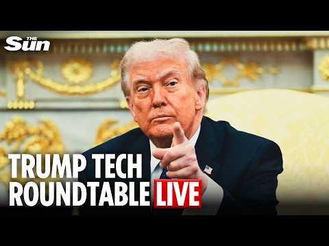 LIVE: Trump hosts roundtable with tech CEOs on AI energy infrastructure