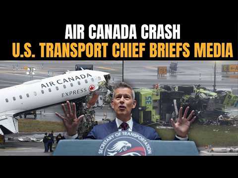 LIVE: US Transport Chief Sean Duffy Addresses Deadly LaGuardia Collision | 2 Dead | N18G