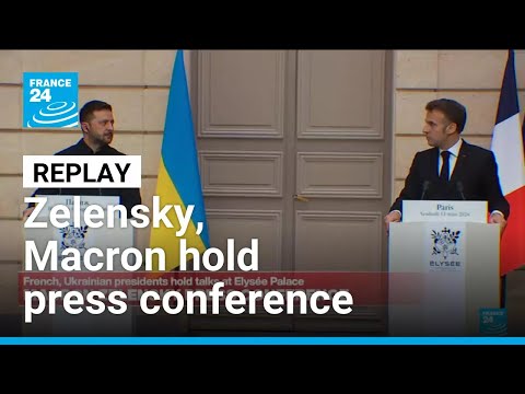 REPLAY: Macron, Zelensky hold press conference in Paris • FRANCE 24 English