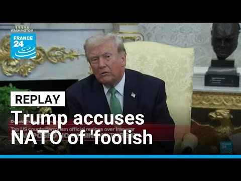 REPLAY: Trump accuses NATO of'foolish mistake' over Strait of Hormuz • FRANCE 24 English