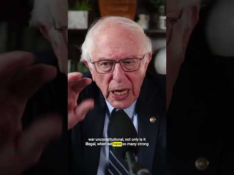 Sen. Bernie Sanders wants to pull the “financial plug” on the war in Iran #shorts