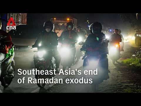 Southeast Asia's end of Ramadan exodus