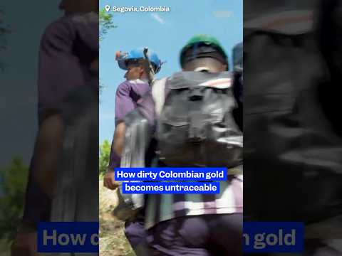 This is how dirty #Colombian #gold becomes untraceable. #Colombia #mine #mining #industry #cartel
