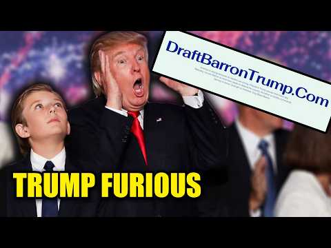 Trump MELTS DOWN Over Viral ‘Draft Barron’ Site