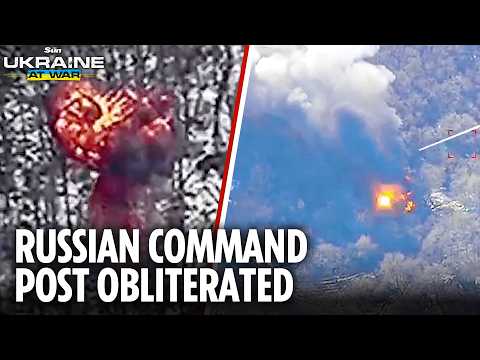 Ukraine forces wipe out Russian command post 17km from frontline with help of Shark recon drone