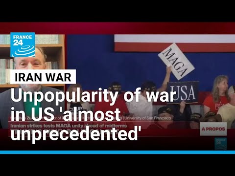 Unpopularity of Iran war'almost unprecedented' this early on, expert says • FRANCE 24 English