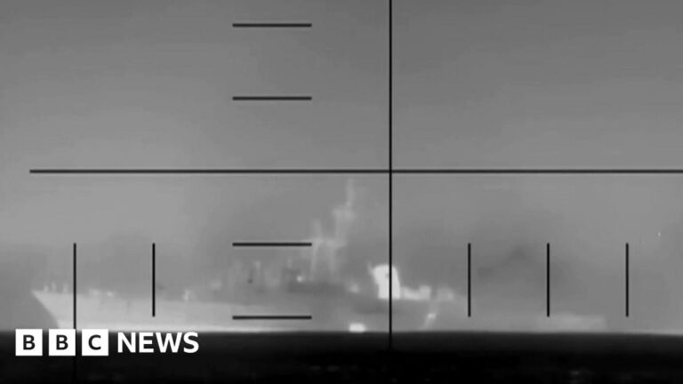 Video of US torpedo hitting Iranian warship released by Pentagon